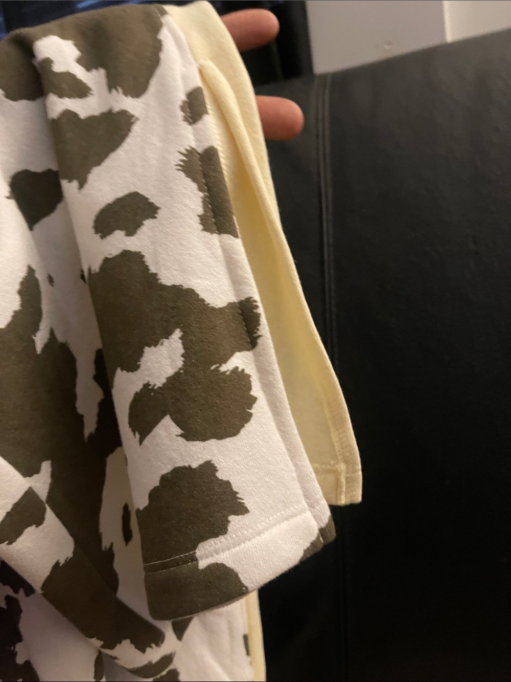 Grayson Thread Women’s Wide-Leg Cowprint Pants w/Side Stripe Sz Small NWT - Picture 8 of 9